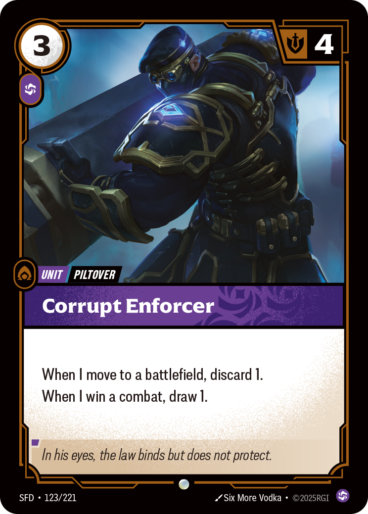 Corrupt Enforcer - Riftbound TCG Card