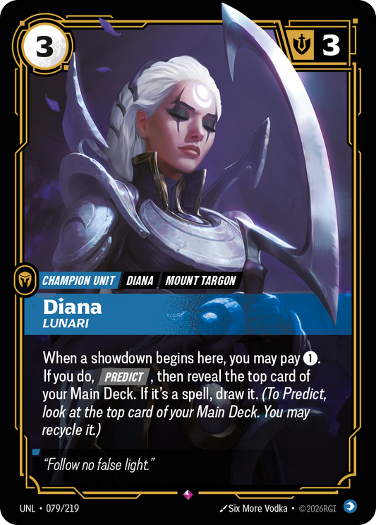 Diana - Lunari - Riftbound TCG Card