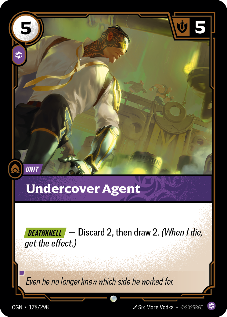 Undercover Agent - Riftbound TCG Card