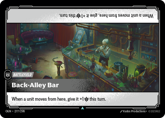 Back-Alley Bar - Riftbound TCG Card