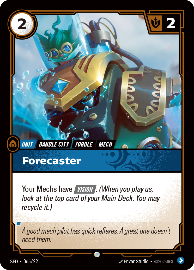 Forecaster - Riftbound TCG Card