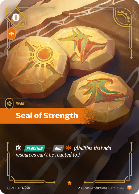 Seal of Strength - Riftbound TCG Card