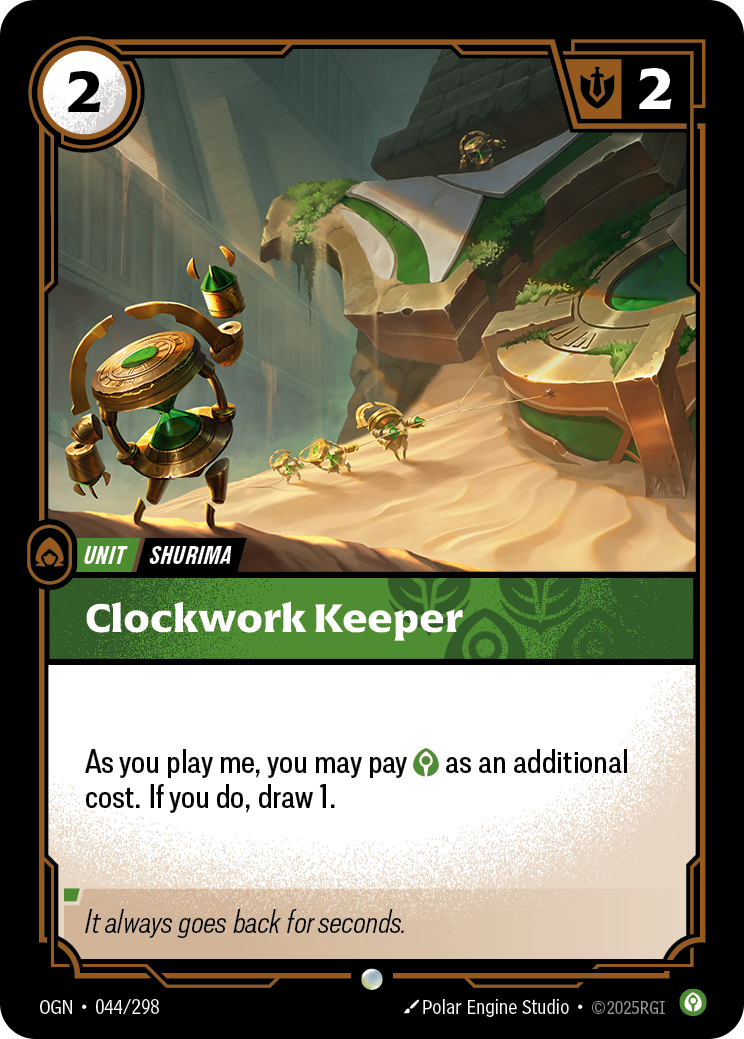 Clockwork Keeper - Riftbound TCG Card
