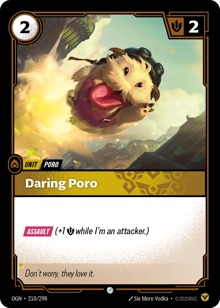 Daring Poro - Riftbound TCG Card