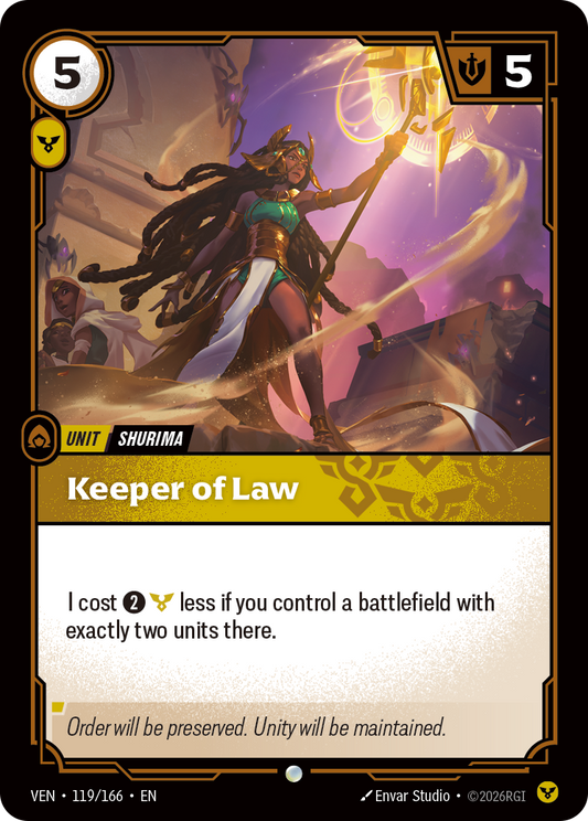 Keeper of Law - Riftbound Vendetta