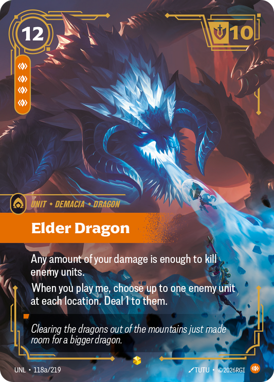 Elder Dragon (Alternate Art) - Riftbound TCG Card