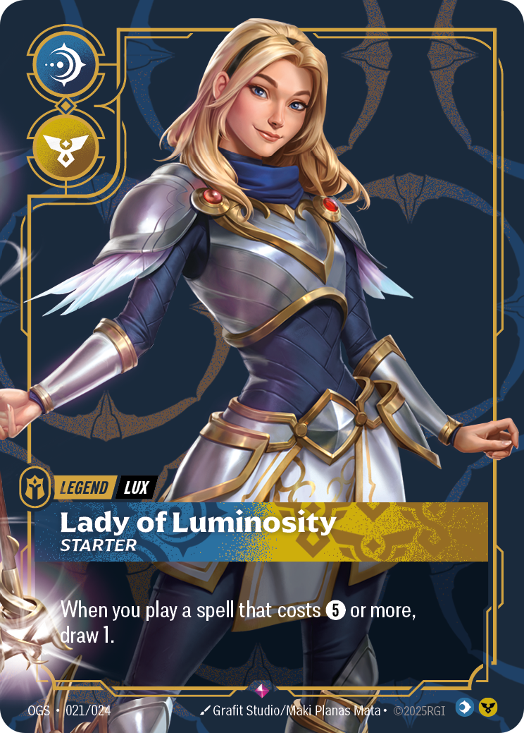 Lux - Lady of Luminosity (Starter) - Riftbound TCG Card