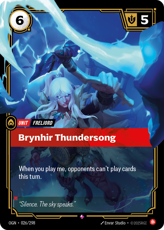 Brynhir Thundersong - Riftbound TCG Card
