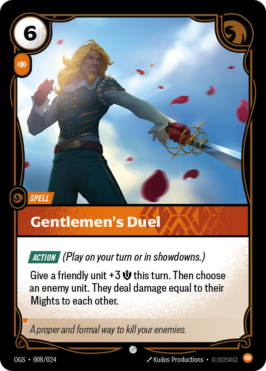 Gentlemen's Duel - Riftbound TCG Card