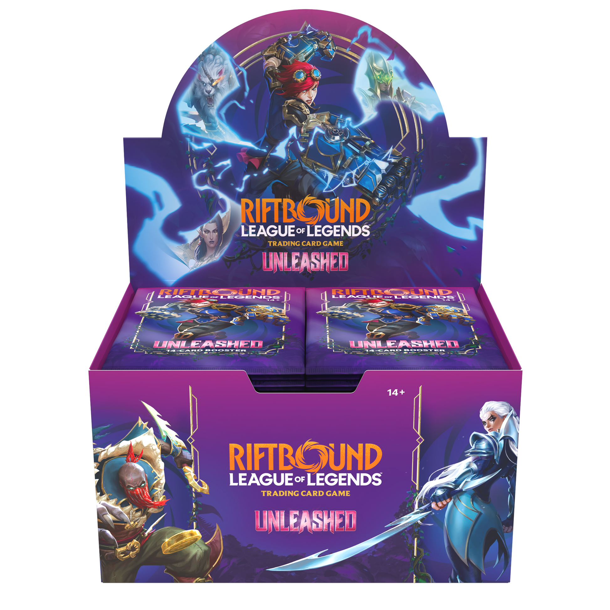 Unleashed - Sleeved Booster Pack Art Bundle [Set of 3] - Official Riftbound Product