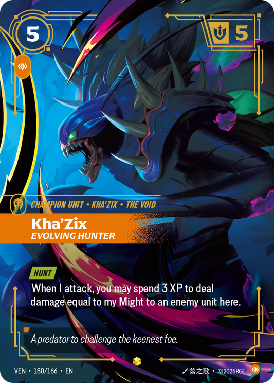 Kha'Zix, Evolving Hunter (Foil) - Riftbound Vendetta