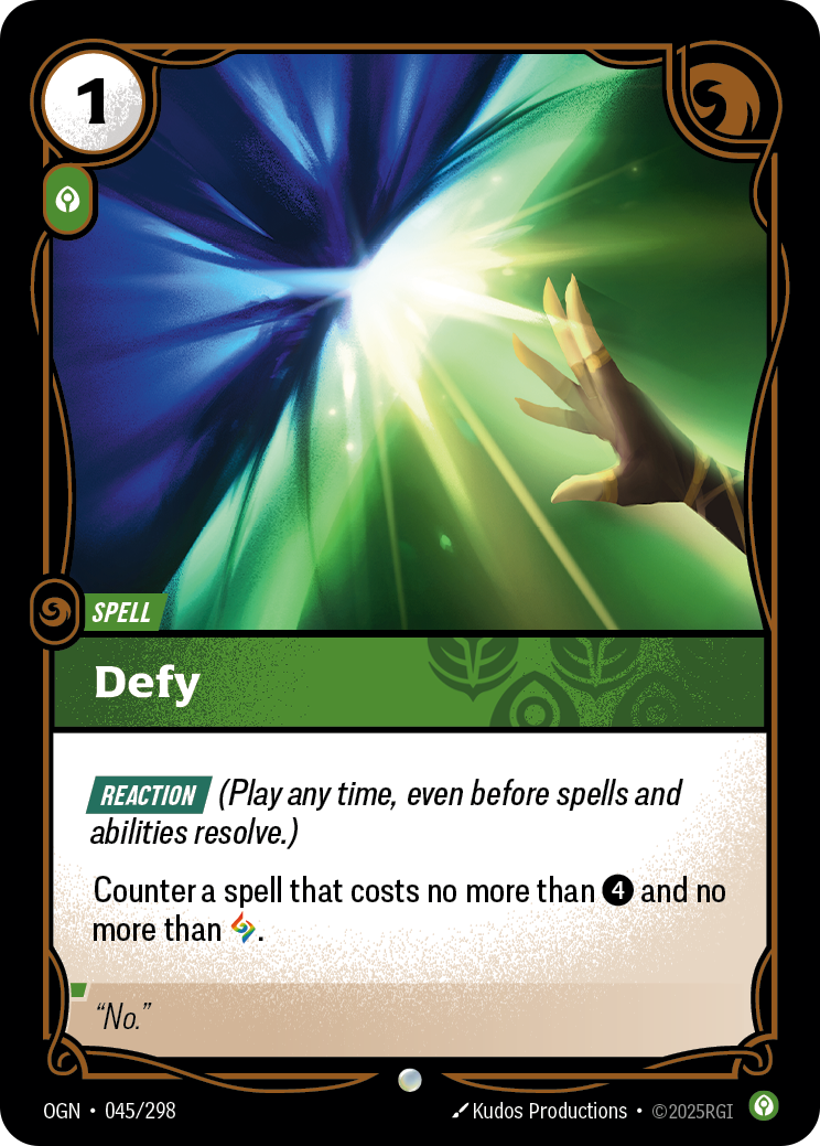 Defy - Riftbound TCG Card