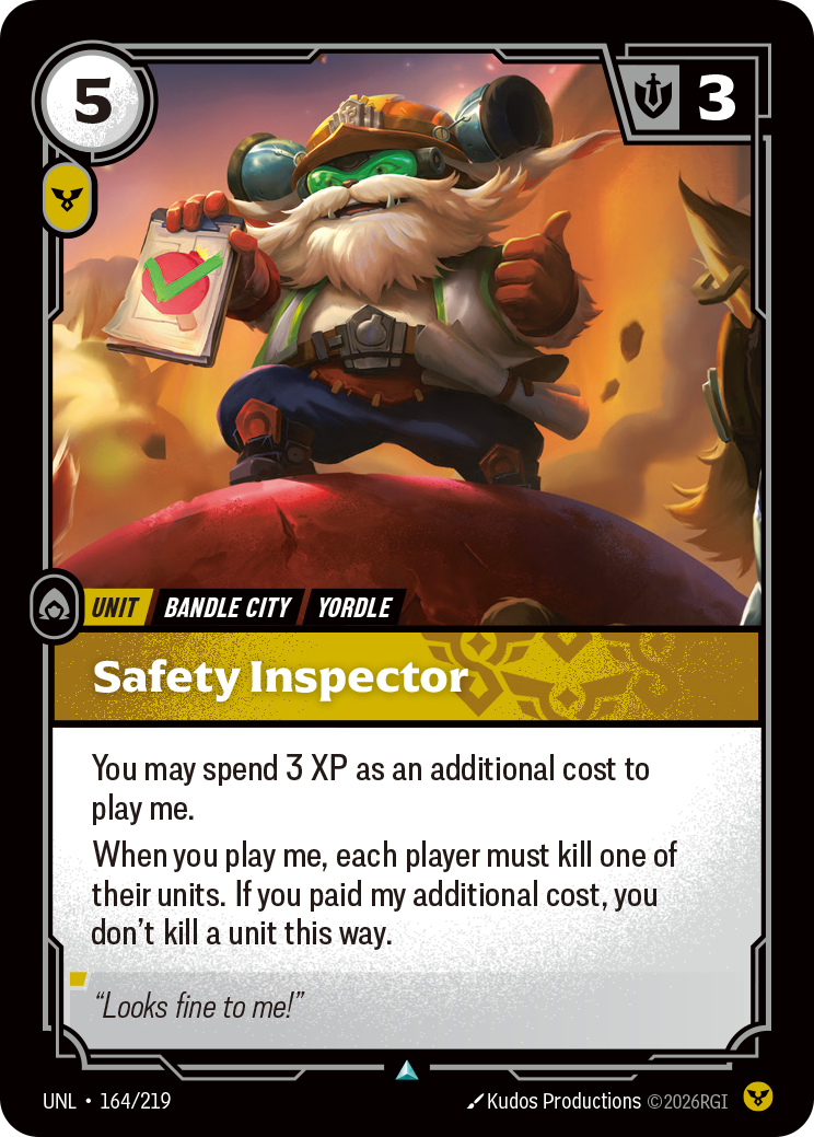 Safety Inspector - Riftbound TCG Card
