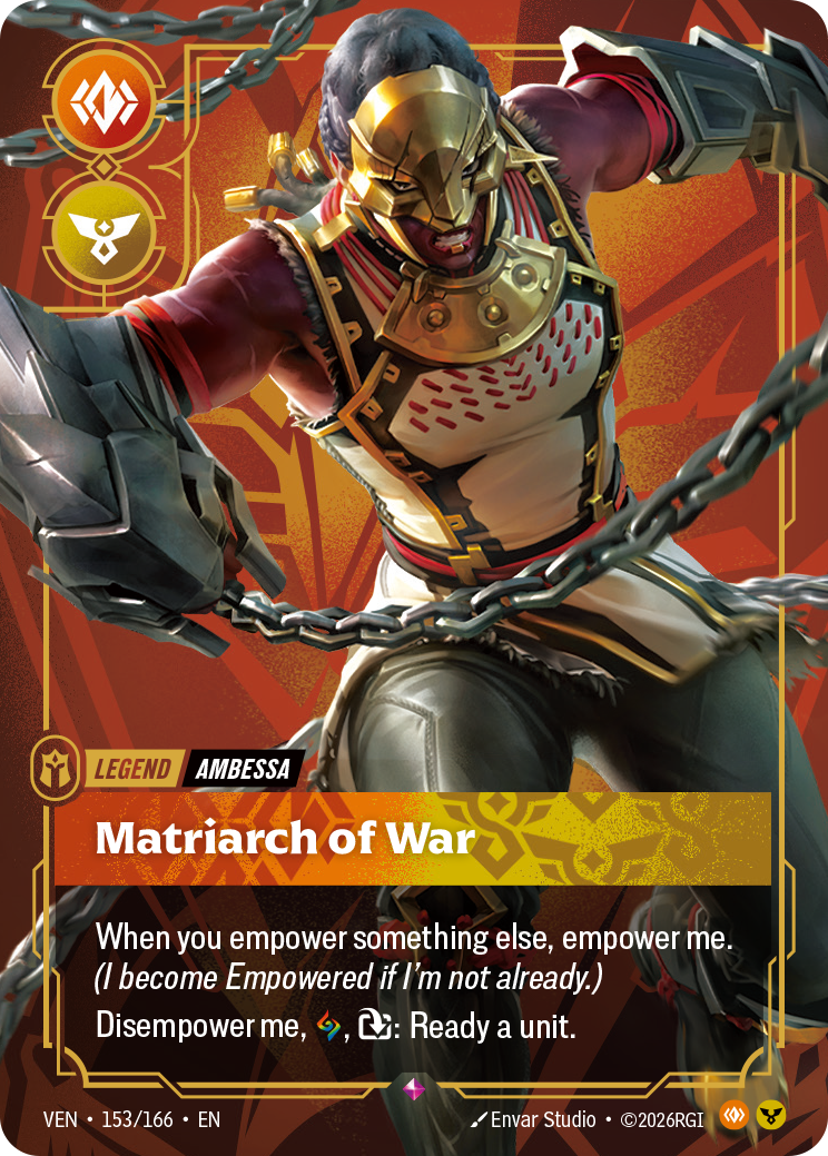 Ambessa - Matriarch of War (Foil) - Riftbound Vendetta