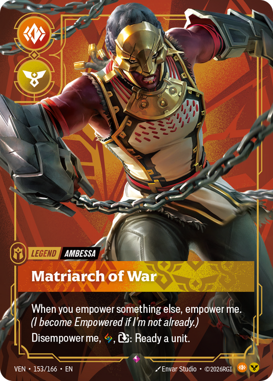 Ambessa - Matriarch of War (Foil) - Riftbound Vendetta