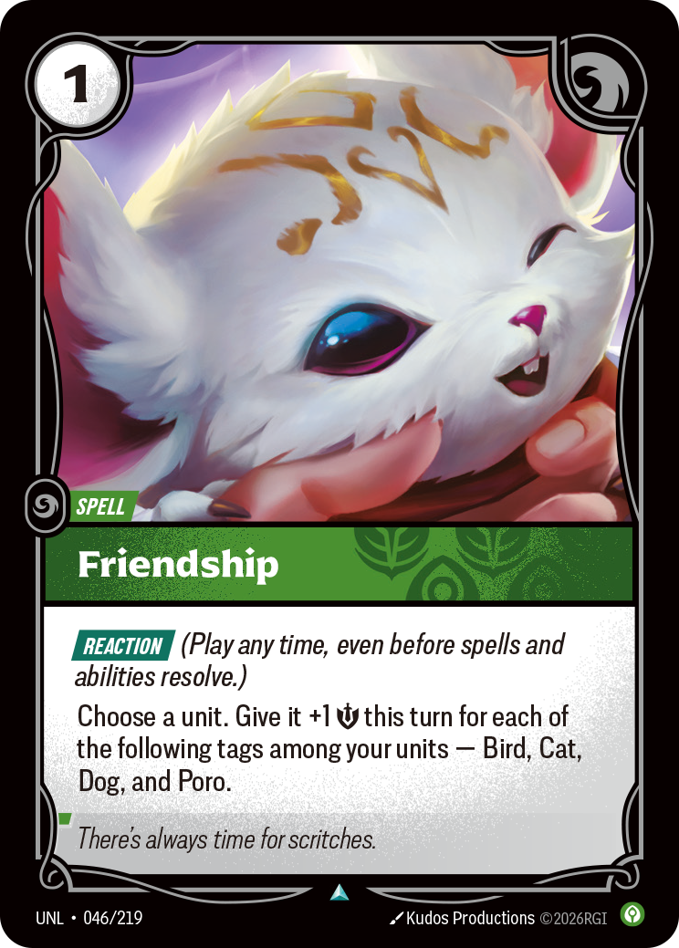 Friendship - Riftbound TCG Card