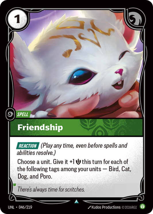 Friendship - Riftbound TCG Card