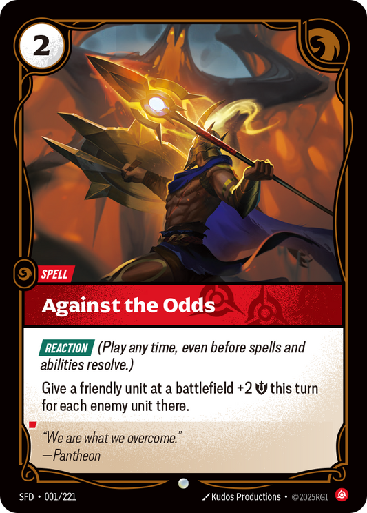 Against the Odds - Riftbound TCG Card