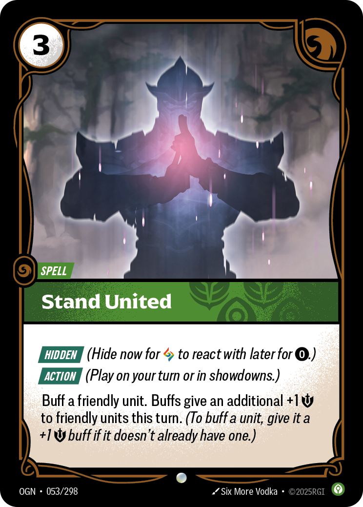Stand United - Riftbound TCG Card