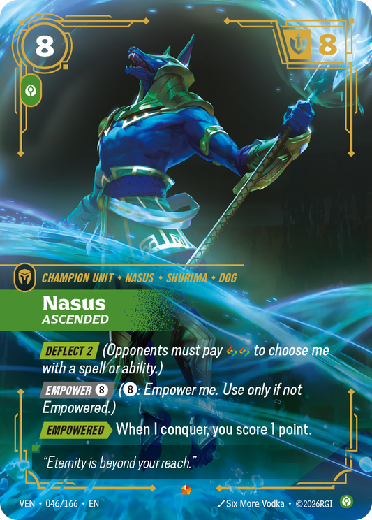 Nasus, Ascended (Foil) - Riftbound Vendetta