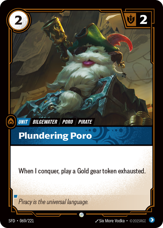 Plundering Poro - Riftbound TCG Card
