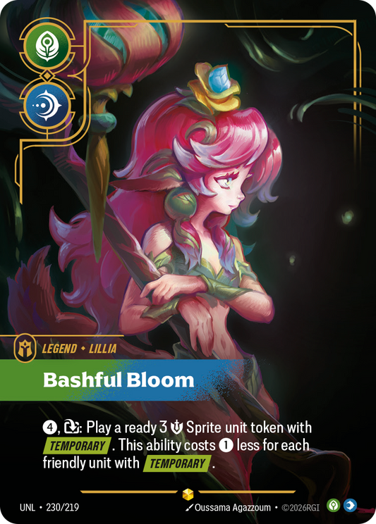 Lillia - Bashful Bloom (Overnumbered) - Riftbound TCG Card