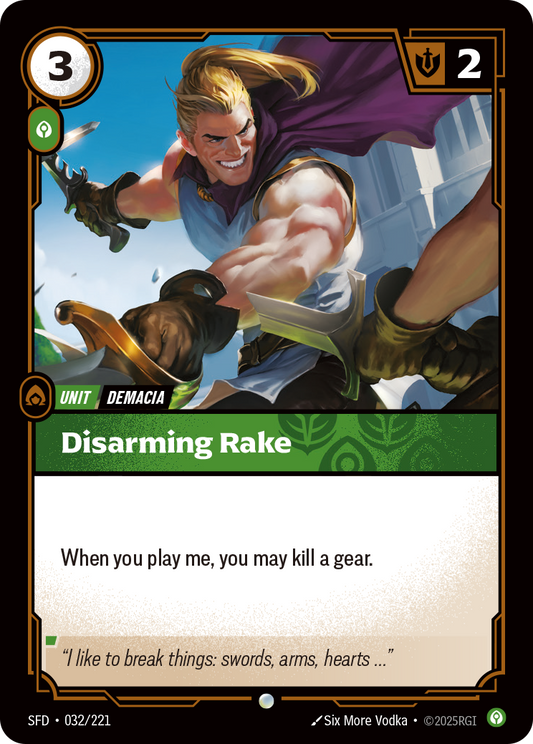Disarming Rake - Riftbound TCG Card