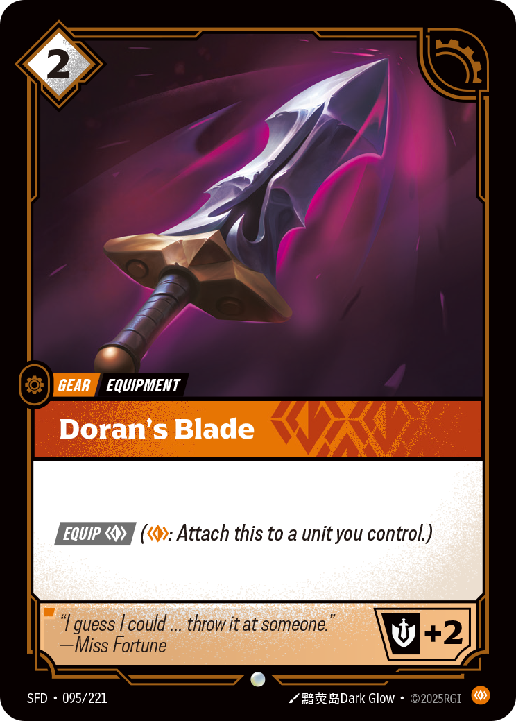 Doran's Blade - Riftbound TCG Card