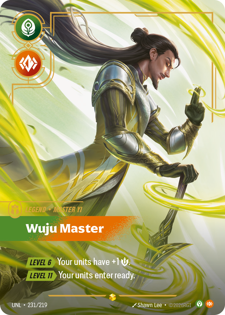 Master Yi - Wuju Master (Overnumbered) - Riftbound TCG Card