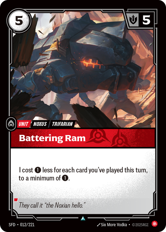 Battering Ram - Riftbound TCG Card