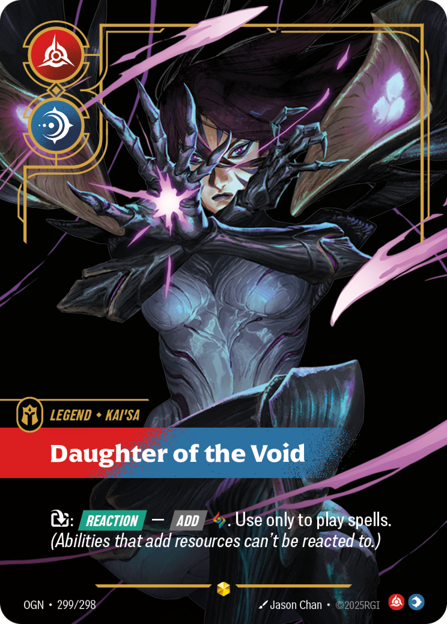 Kai'Sa - Daughter of the Void (Overnumbered) - Riftbound TCG Card