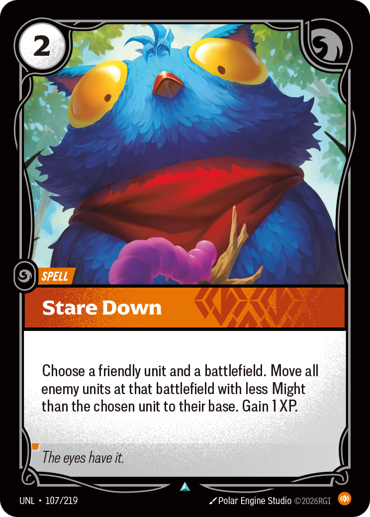 Stare Down - Riftbound TCG Card
