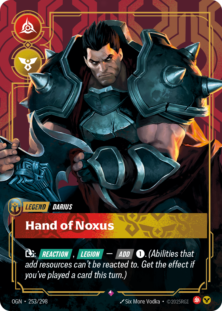 Darius - Hand of Noxus - Riftbound TCG Card