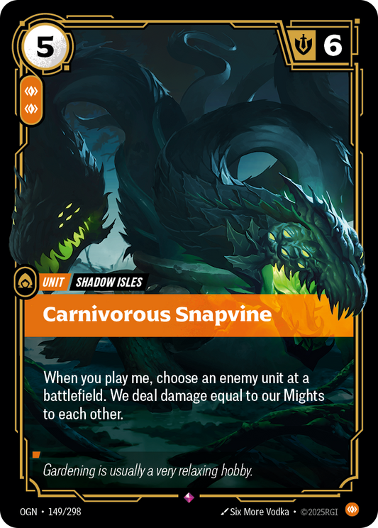 Carnivorous Snapvine - Riftbound TCG Card