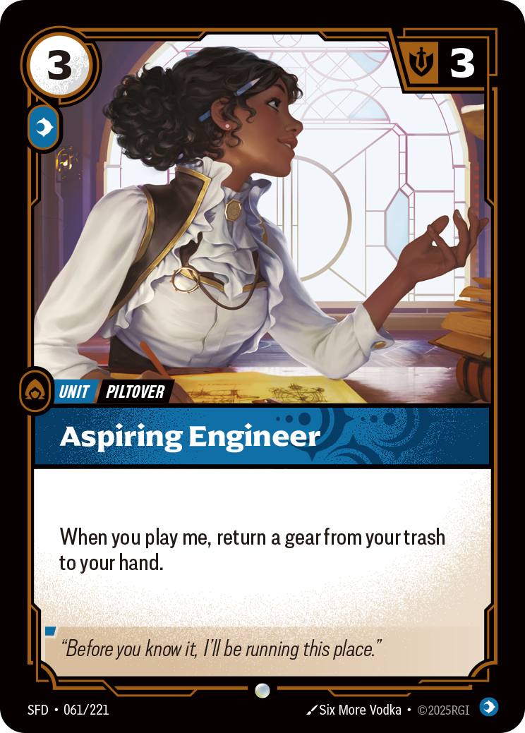 Aspiring Engineer - Riftbound TCG Card