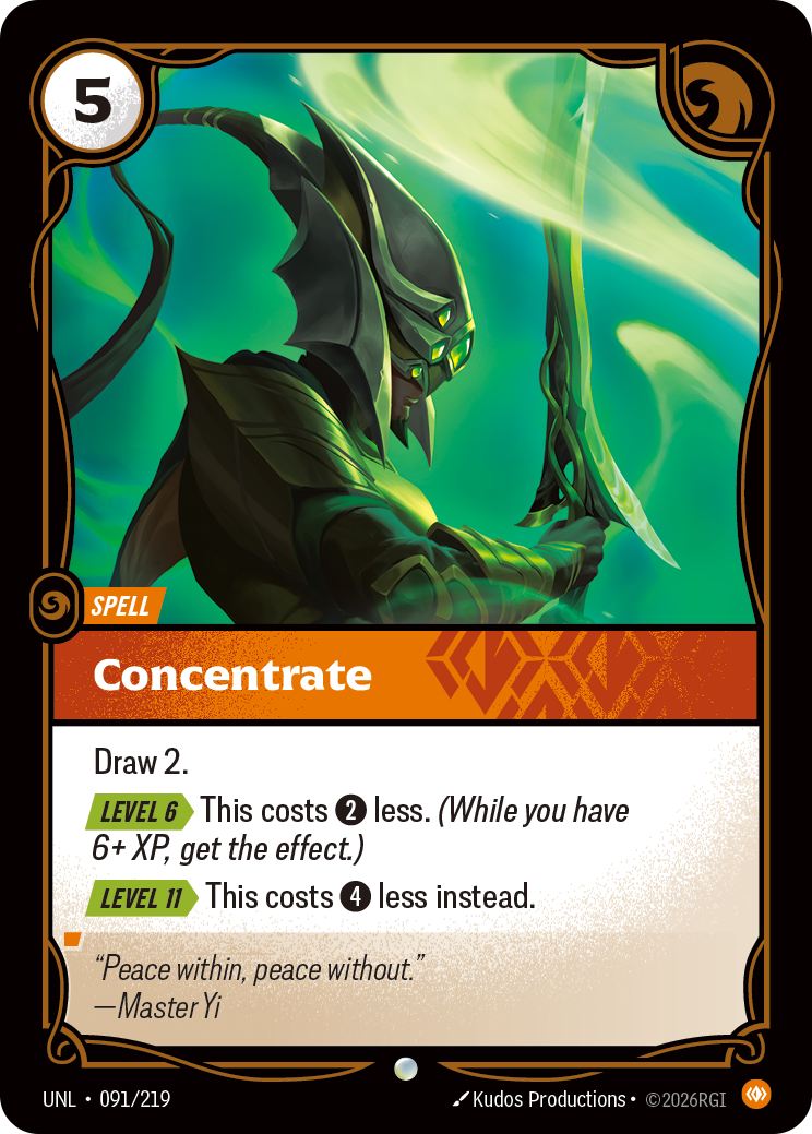 Concentrate - Riftbound TCG Card