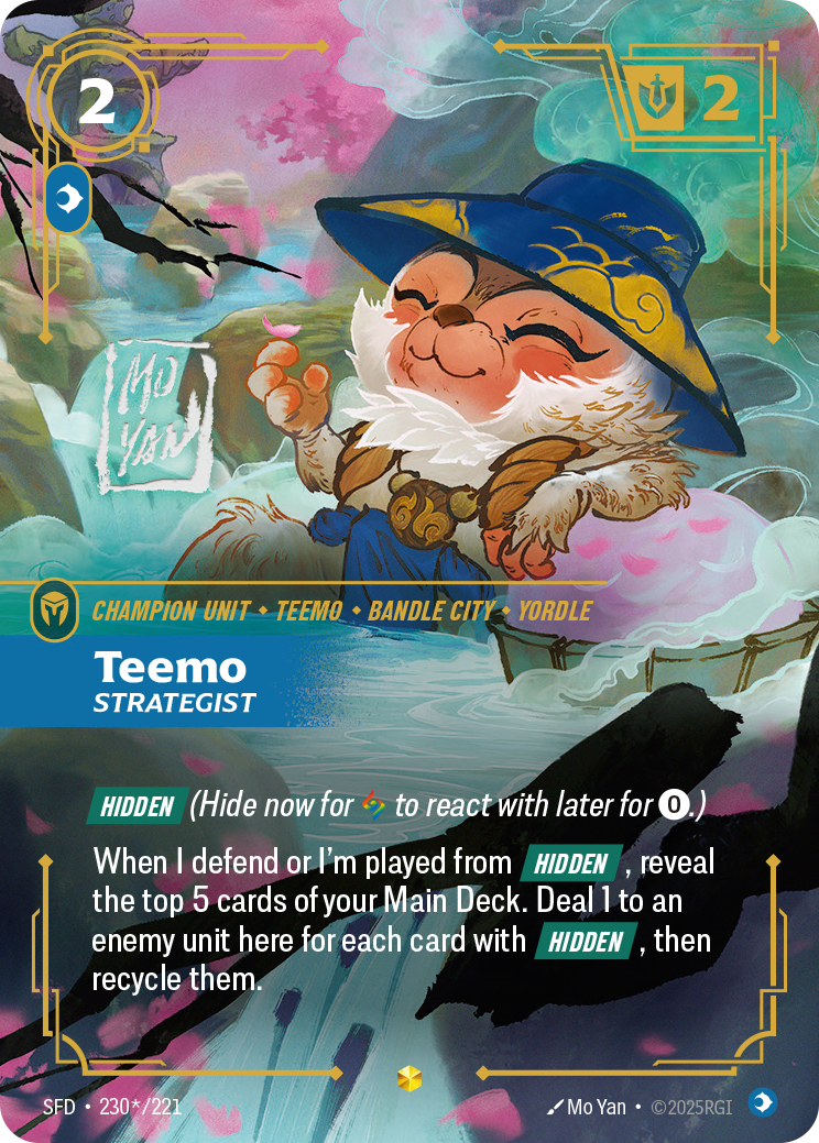 Teemo - Strategist (Signature) - Riftbound TCG Card