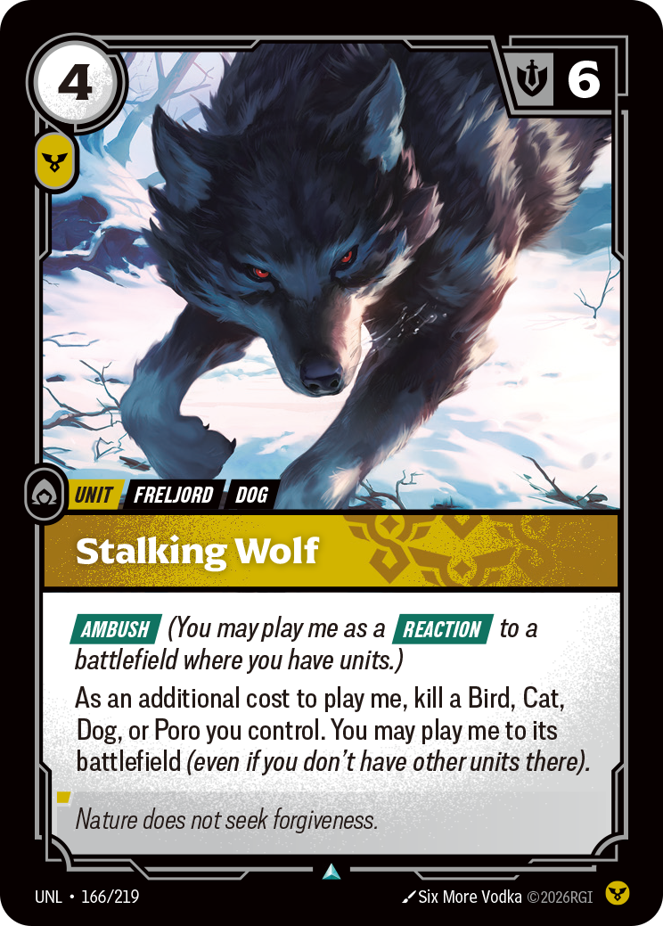 Stalking Wolf - Riftbound TCG Card