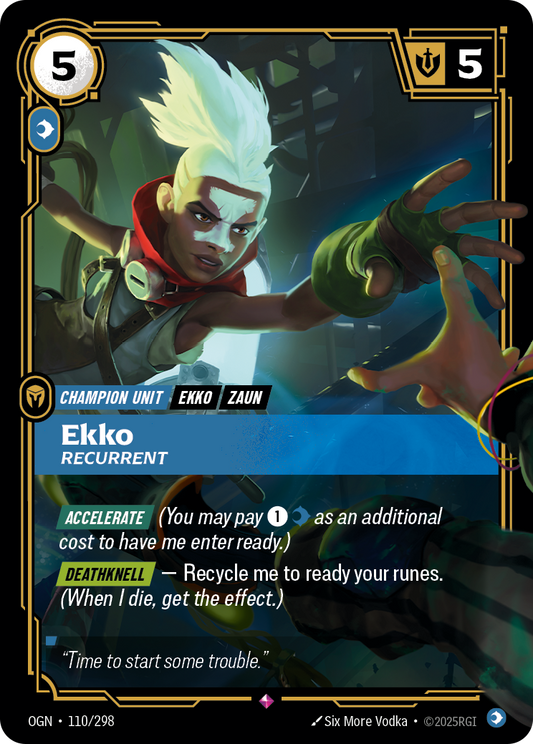 Ekko - Recurrent - Riftbound TCG Card