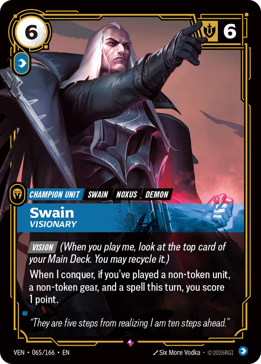 Swain, Visionary (Foil) - Riftbound Vendetta
