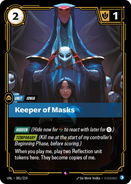 Keeper of Masks - Riftbound TCG Card