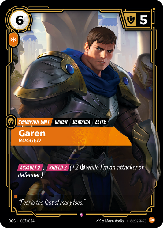 Garen - Rugged - Riftbound TCG Card