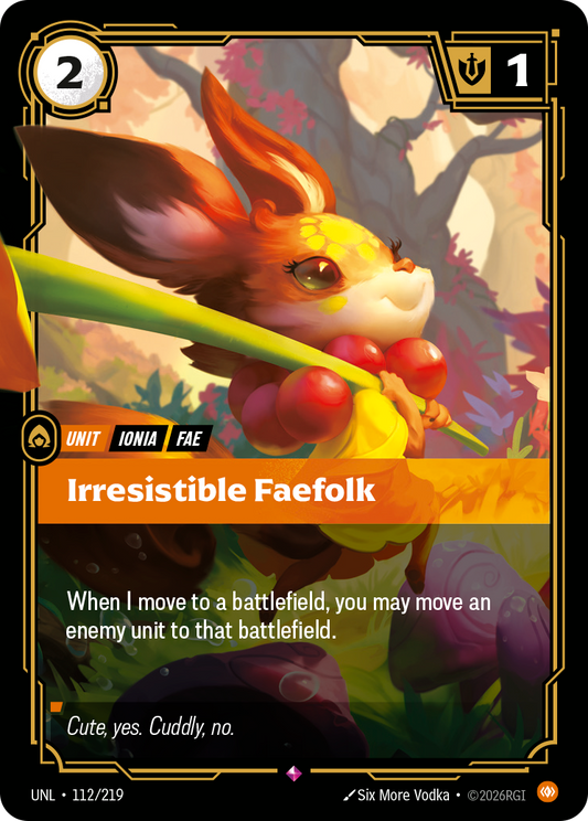 Irresistible Faefolk - Riftbound TCG Card