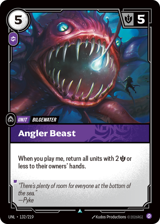 Angler Beast - Riftbound TCG Card