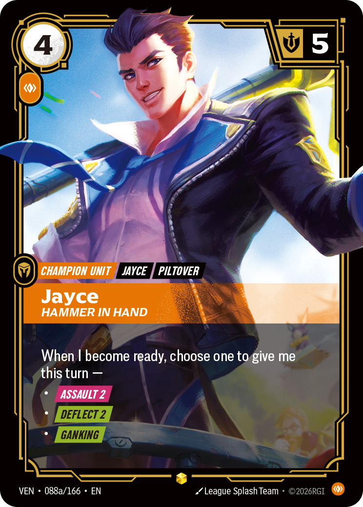 Jayce, Hammer in Hand (Alternate Art) (Foil) - Riftbound Vendetta