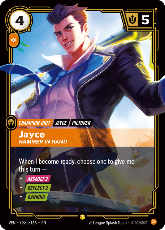 Jayce, Hammer in Hand (Alternate Art) (Foil) - Riftbound Vendetta