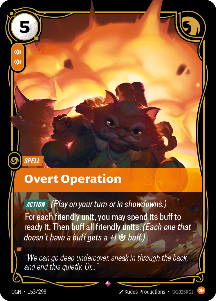 Overt Operation - Riftbound TCG Card