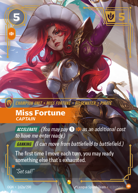 Miss Fortune - Captain (Alternate Art) - Riftbound TCG Card