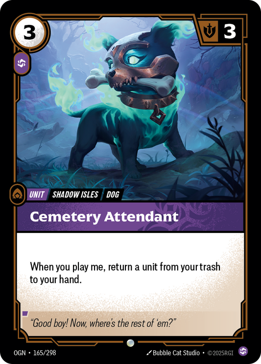 Cemetery Attendant - Riftbound TCG Card