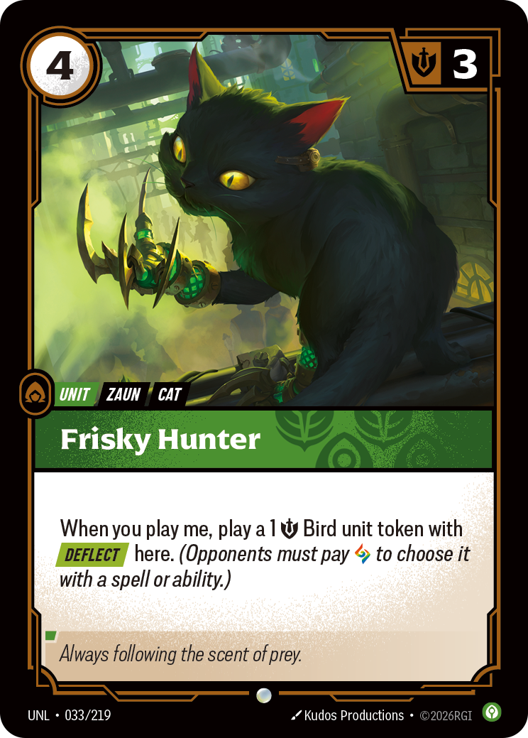 Frisky Hunter - Riftbound TCG Card